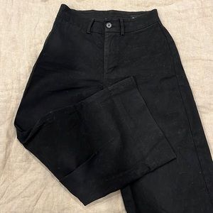 Frank and Oak wide leg crop pant